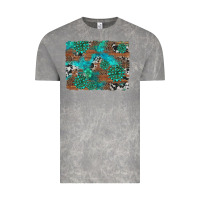 Gemstone Wood And Cowhide Background Vintage Tee | Teevron