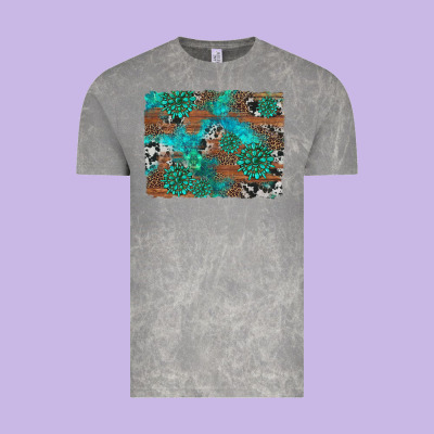 Gemstone Wood And Cowhide Background Vintage Tee Designed By Artiststas