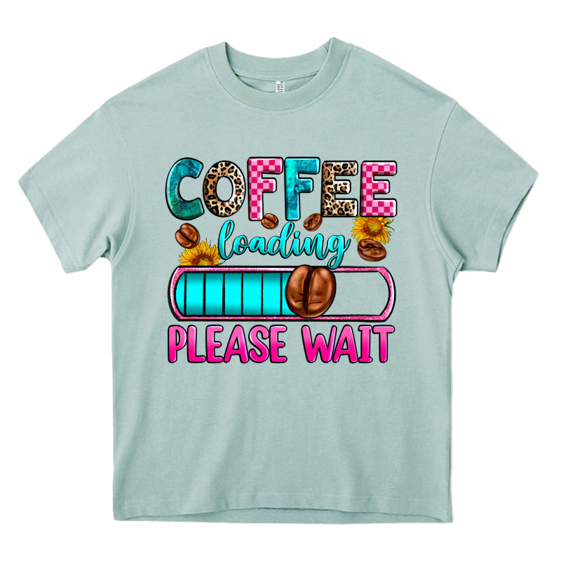 Coffee Loading Please Wait Heavy Core Tee by Zillion Design Studio | Teevron