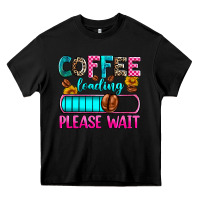 Black coffee loading please wait Heavy Core Tee - Zillion Design Studio