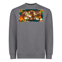 Storm western cow cockerel chick  serape leopard sunflowers license plate te Heavyweight Sweatshirt - BarkalooDesign