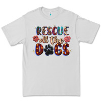 Dove Grey rescue all the dogs Premium Tee - Zillion Design Studio