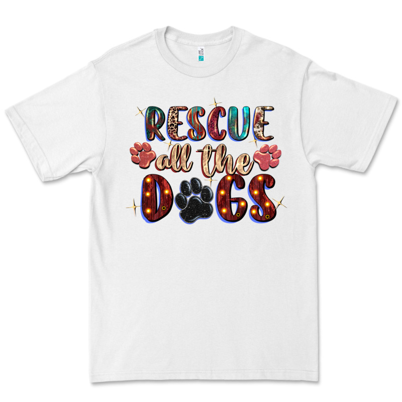 Rescue All The Dogs Premium Tee by Zillion Design Studio | Teevron
