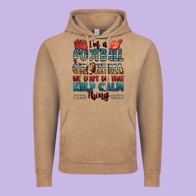I'm A American Football Grandma We Don't Do That K Vintage Hoodie Designed By Jasminsmagicworld
