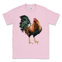 Bubblegum Pink American Game Rooster Classic Tee - LillyAllenDesigns