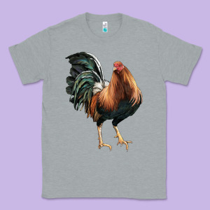 American Game Rooster Classic Tee Designed By Lillyallendesigns