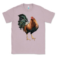 Lilac American Game Rooster Classic Tee - LillyAllenDesigns