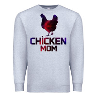 Heather Grey Chicken Mom Premium Sweatshirt - Bettercallsaul