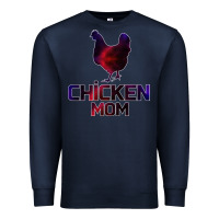 Navy Chicken Mom Premium Sweatshirt - Bettercallsaul