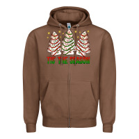 Chestnut tis' the season with christmas cakes  bbs Zipper Hoodie - BundleAndBundleShop