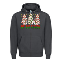 Smoke tis' the season with christmas cakes  bbs Zipper Hoodie - BundleAndBundleShop