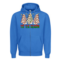 True Royal tis' the season with christmas cakes  bbs Zipper Hoodie - BundleAndBundleShop