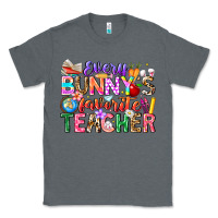 Charcoal Heather Every Bunny Favorite Teacher Easter Classic Tee - CowhideDigitalArt