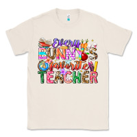Natural Every Bunny Favorite Teacher Easter Classic Tee - CowhideDigitalArt