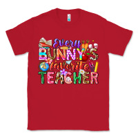 Red Every Bunny Favorite Teacher Easter Classic Tee - CowhideDigitalArt