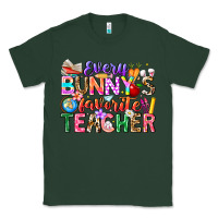Sports Green Every Bunny Favorite Teacher Easter Classic Tee - CowhideDigitalArt