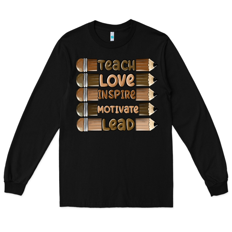 Teach Love Inspire Long Sleeve Tee by MaliasSmallBusiness | Teevron