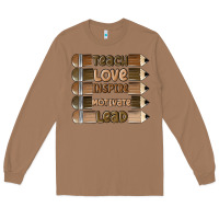 Toasted Coconut teach love inspire Long Sleeve Tee - MaliasSmallBusiness