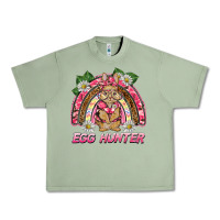 Oil Green easter pink camouflage egg hunter  bunny rainbow Urban Heavy Tee - BarkalooDesign