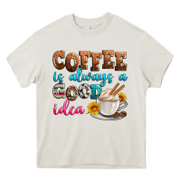 Cream coffee is always good idea Heavy Core Tee - Zillion Design Studio