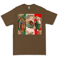 Cacao Virgin Mary and San Judas Premium Tee - CTS Tumbler Store