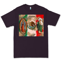 Plum Virgin Mary and San Judas Premium Tee - CTS Tumbler Store