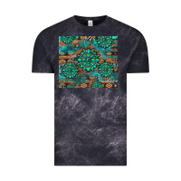 Cloud Black gemstone turquoises aztec leopard cowhide Vintage Tee - Artiststas