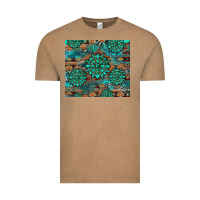 Vintage Coffee gemstone turquoises aztec leopard cowhide Vintage Tee - Artiststas