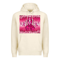 Tofu Breast Cancer with boxing gloves Premium Hoodie - NancyCooperArtShop