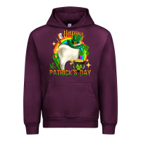 Mauve Wine Happy Dentist St. Patrick's Day Urban Hoodie - HowdyJamesFarm