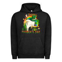 Pigment Black Happy Dentist St. Patrick's Day Urban Hoodie - HowdyJamesFarm