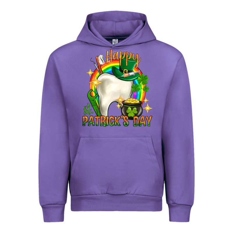 Happy Dentist St. Patrick's Day Urban Hoodie by HowdyJamesFarm | Teevron