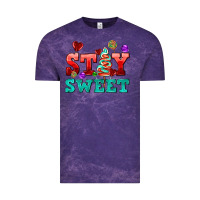 Cloud Purple stay sweet Vintage Tee - AdoDesignShop