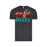 Vintage Black stay sweet Vintage Tee - AdoDesignShop
