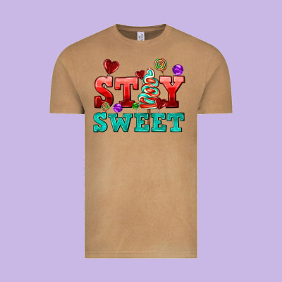 Stay Sweet Vintage Tee Designed By Adodesignshop
