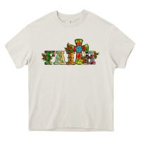 Cream christmas cross faith Heavy Core Tee - RanaPortraitStore