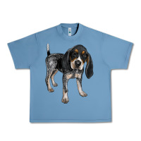 Pebble Blue bluetick coonhound Urban Heavy Tee - LillyAllenDesigns