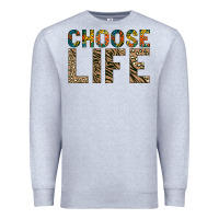 Heather Grey Choose life Premium Sweatshirt - Bettercallsaul