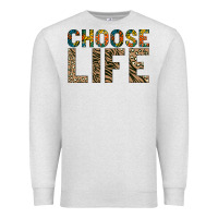 Oatmeal Heather Choose life Premium Sweatshirt - Bettercallsaul