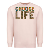 Pale Pink Choose life Premium Sweatshirt - Bettercallsaul