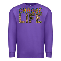 Purple Choose life Premium Sweatshirt - Bettercallsaul