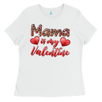 White mama is my valentine Ladies Tee - RanaPortraitStore