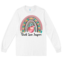 White teach love inspire Long Sleeve Tee - JahusDesignShop