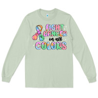 Matcha fight cancer in all colors Long Sleeve Tee - MaliasSmallBusiness