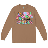 Toasted Coconut fight cancer in all colors Long Sleeve Tee - MaliasSmallBusiness