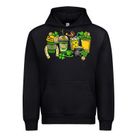 Black St. Patrick's Day coffee cups Urban Hoodie - HowdyJamesFarm