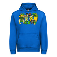 Cobalt St. Patrick's Day coffee cups Urban Hoodie - HowdyJamesFarm