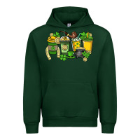 Forest Green St. Patrick's Day coffee cups Urban Hoodie - HowdyJamesFarm