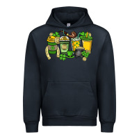 Navy St. Patrick's Day coffee cups Urban Hoodie - HowdyJamesFarm
