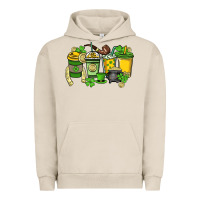 Pigment French Oak St. Patrick's Day coffee cups Urban Hoodie - HowdyJamesFarm